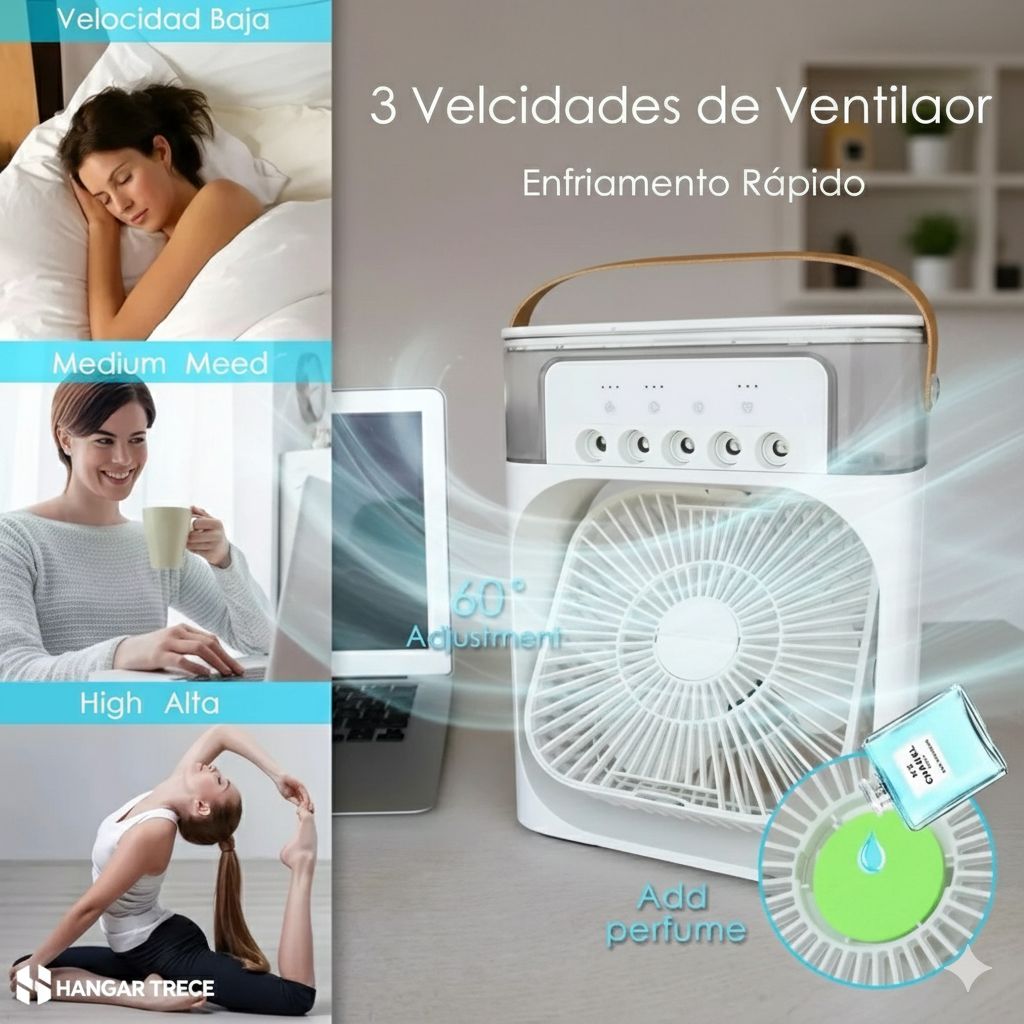 Enfriador de Aire Portátil para Calor Extremo